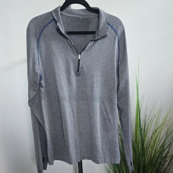 Lululemon Men's Metal Vent Tech Collared Quarter Zip - Picture 1 of 6
